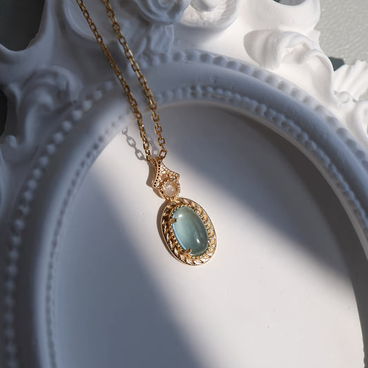 Blue Turquo Necklace - Lake