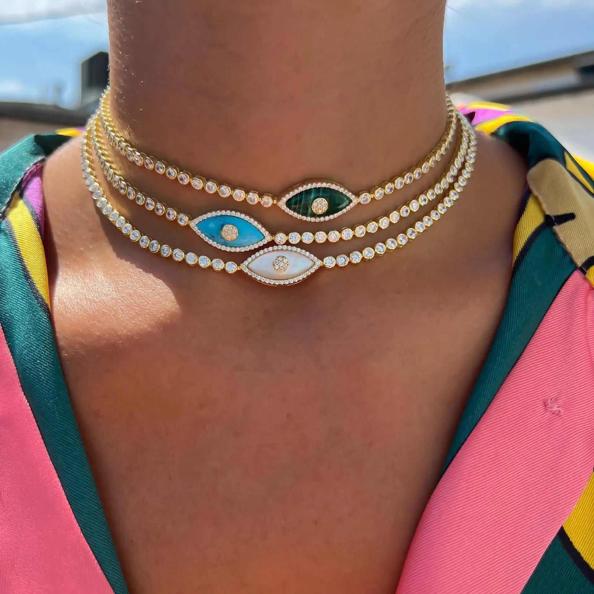 Evil Eye Necklace - Luna