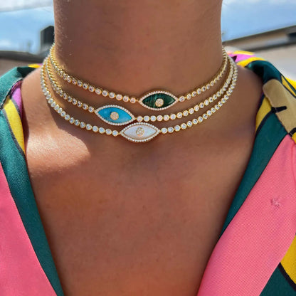 Evil Eye Necklace - Luna