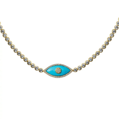 Evil Eye Necklace - Luna