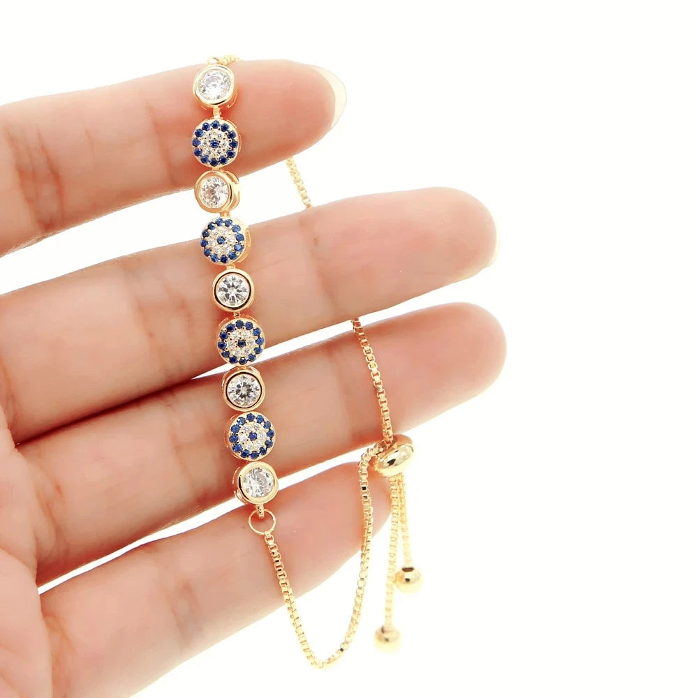 Evil Eye Bracelet - Mystic Gold