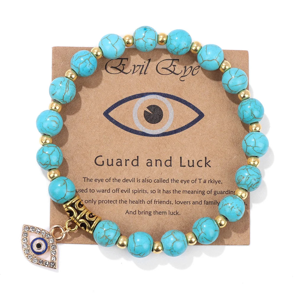 Blue Turquo Evil Eye Bracelet - EvilEye