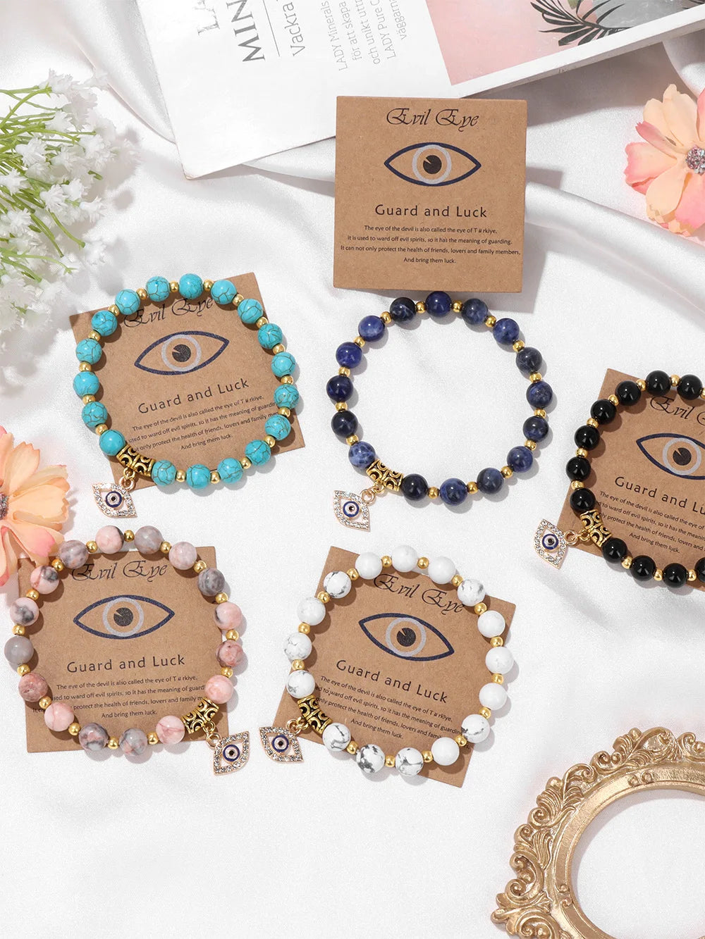 Blue Turquo Evil Eye Bracelet